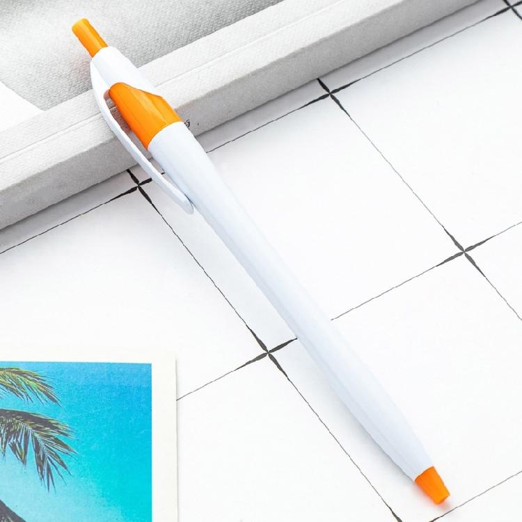 Plastic Ballpoint Pen with Pen Clip Signing Pen Office Signature Pen