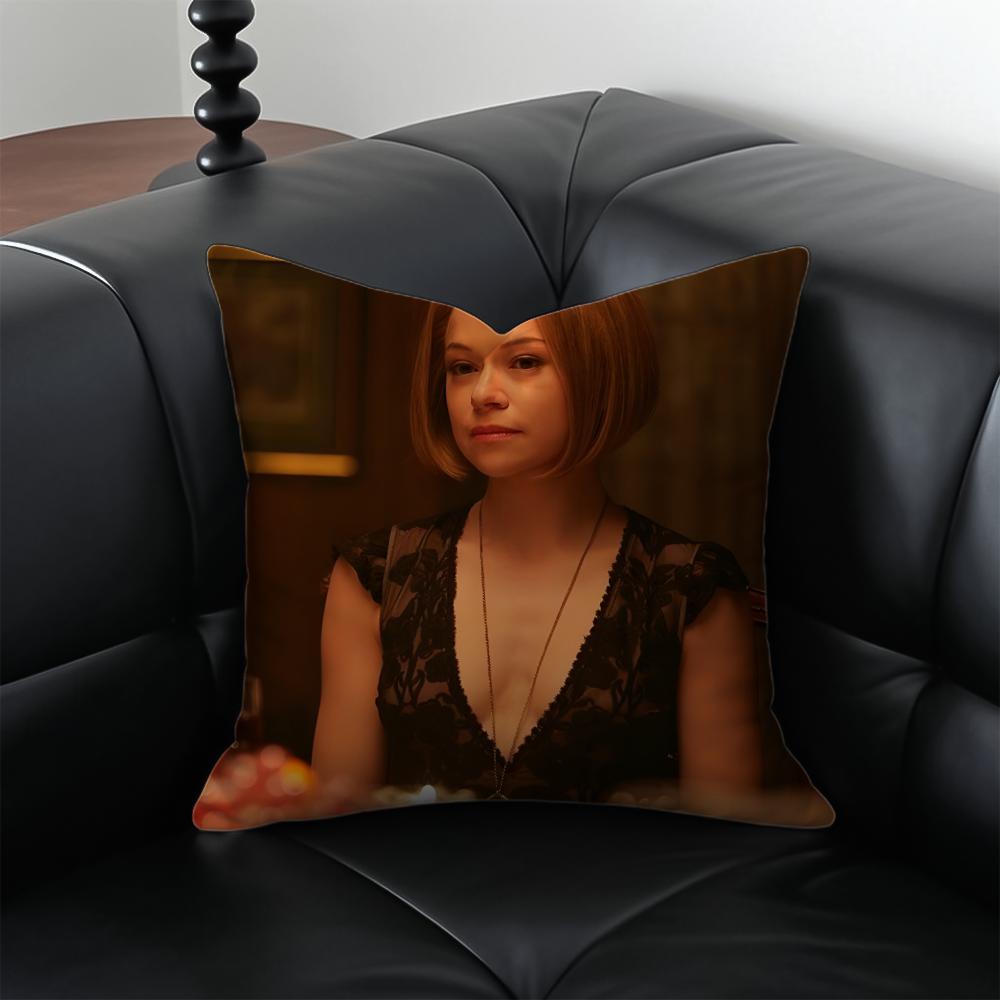 Orphan Black Character RRachel Duncan Cushion Cover Pillow Case Antidustmite Invisible Zipper Silky Plush Cushion