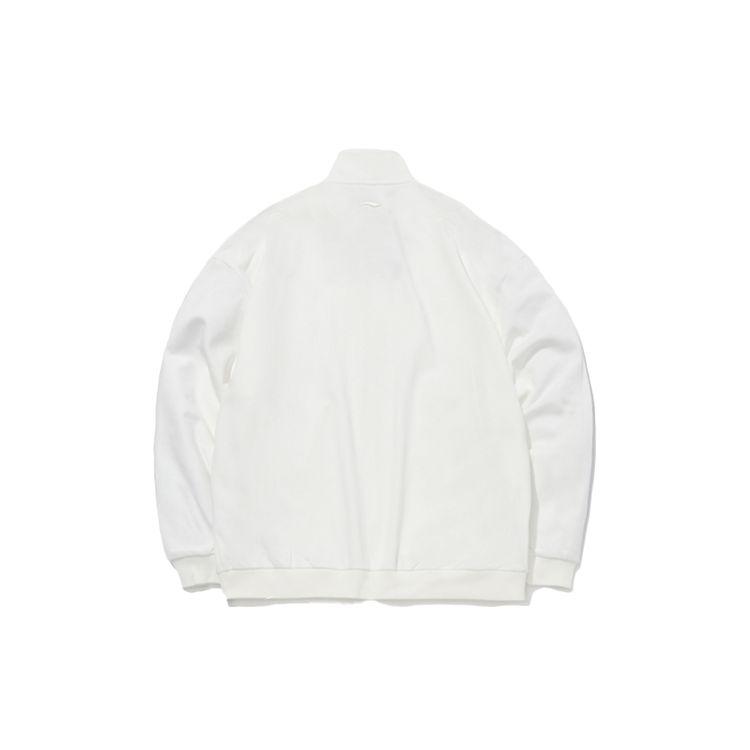 Li-Ning Sport Fashion Open-Front Hoodie Set Men Hoodies Off-White AWEQ027-3
