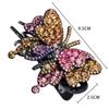Rhinestone Colorful Butterfly Hair Accessories Duckbill Clip Korean Style Hair Clip Women Hair Claw