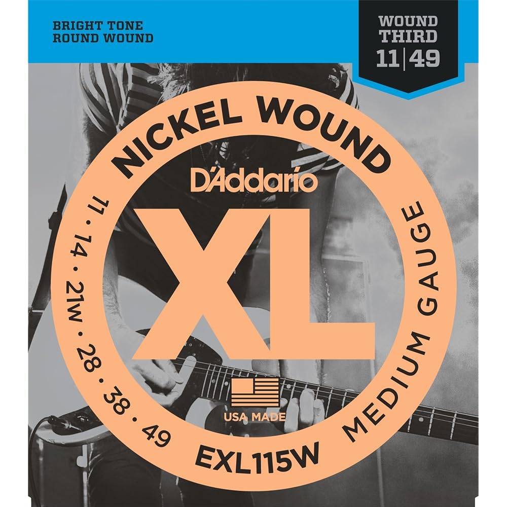 D Addario EXL115W Electric Guitar Strings x 5 SET
