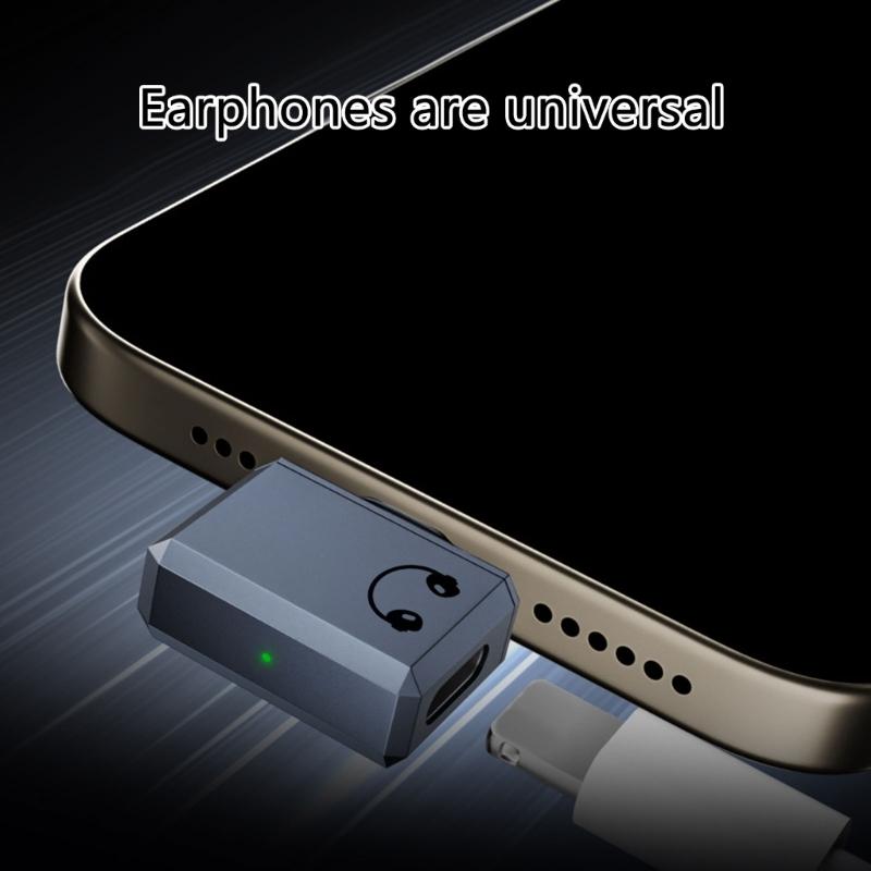 Typ-C-zu-8-Pin-Adapter Typ-C-Stecker auf 8-Pin-Buchse für Telefon 15 Serie und Pad Nicht für Ansteckmikrofone