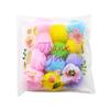 100pcs/lot Plastic Bags Thank you Flower Self-Adhesive Bags for Homemade Cookie Party Gifts Bag DIY Jewelry Packaging Bag
