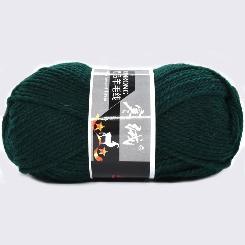 6 stk Supertykt Ullgarn 300g (10.56oz) for Strikking & Hekling Rask DIY Chunky Teppe Sjal Skjerf Ullbukser Tykt Håndverksgarn
