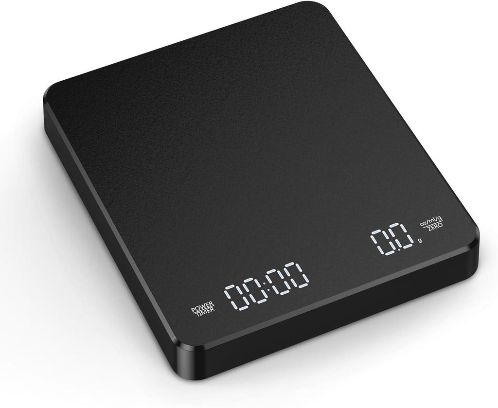 Smart Mini Coffee Scale with Three Modes and Automatic Timing - 2KG/0.1g Precision