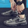 Pantofi sport de modă pentru bărbați, pantofi casual din plasă cu șireturi, pantofi pentru bărbați ușori vulcanizați, pantofi sport pentru mers, Zapatillas Hombre