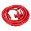 KOWA Extension Cord, Indoor Use, 15A X 5m, 3 Outlets, Red, FGM089-5