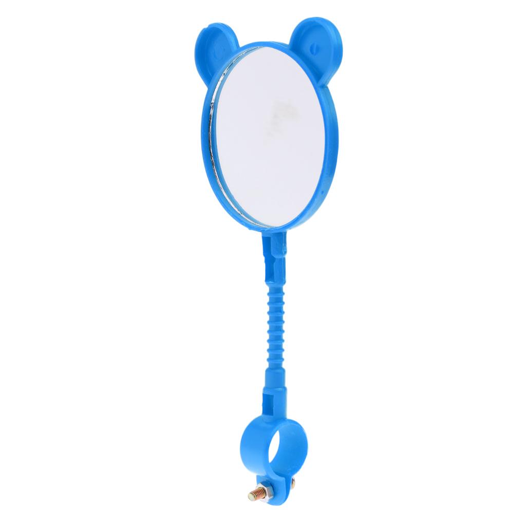 

Kids Child Bicycle Cycling Universal Flexible Handlebar Bike Accessories Safety Rearview синій