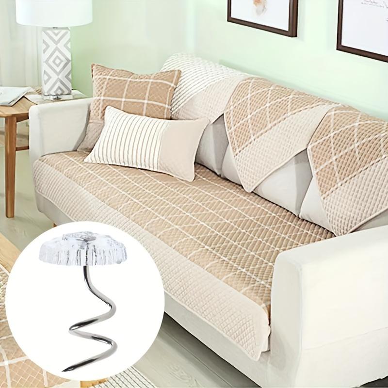 30Pcs Sheet quilt sofa cushion clip holder, transparent head, twist screw head for sofa sofa bed cover