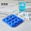 Hitzebeständige Silikonformen Rennwagen Eiswürfelform, 6 Fächer 3D Kuchen Süßigkeiten Gelee Backwerkzeuge für Kinder Tablett, Lebensmittelgeeignete Flexible Form Schokolade