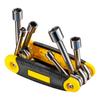 6 In 1 Folding Nut Driver Set Metric Hex Nut Driver Folding Socket Wrenches Portable Handle Screwdriver Wrenches Hand Tool