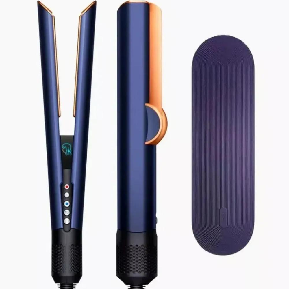 Выпрямитель для волос Dyson Airflow Wet Dry 3 температурных режима 1600 Вт с термостойким ковриком для хранения темно-синий