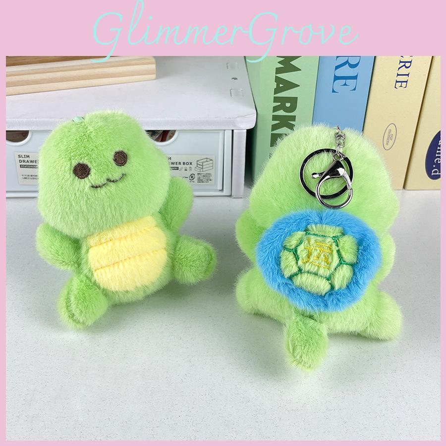 Fun And Playful Plush Turtle Keyring With Unique Rotating Shell Perfect For Children