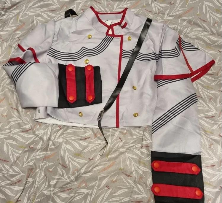 Kasane Teto Cosplay Costume Full Set Outfit Wig Shoes Included Anime Costume for Women Halloween Party