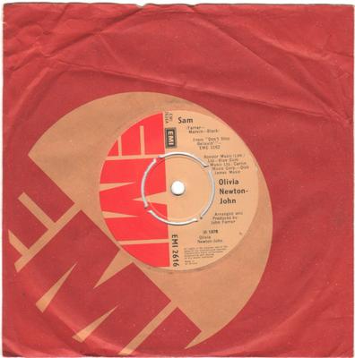 7inch Record OLIVIA NEWTON-JOHN - Sam EMI2616 EMI 1977 UK Pop Used