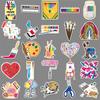 50 Painting Tools Graffiti Stickers Personalized Creative Fresh Decoration Mobile Phone Suitcase Stationery Stickers