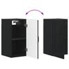 Bathroom Wall Cabinet UTRECHT Black 30 X 31 X 59 Cm