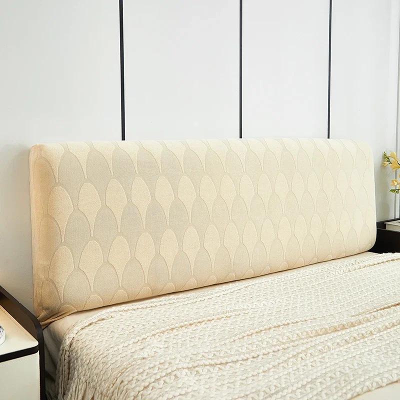 Elastic Jacquard Flexible Bedhead Cover Full-inclusive Cover Protection Headboard Dust Cover Bedroom Decoration Soft