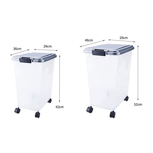 Rice Storage Container, Rice Storage Box, Rice Storage Box for Flour, Coffee Beans, Rice, Insect-Proof, Moisture-Proof, Kitchen Storage, Storage Tank,