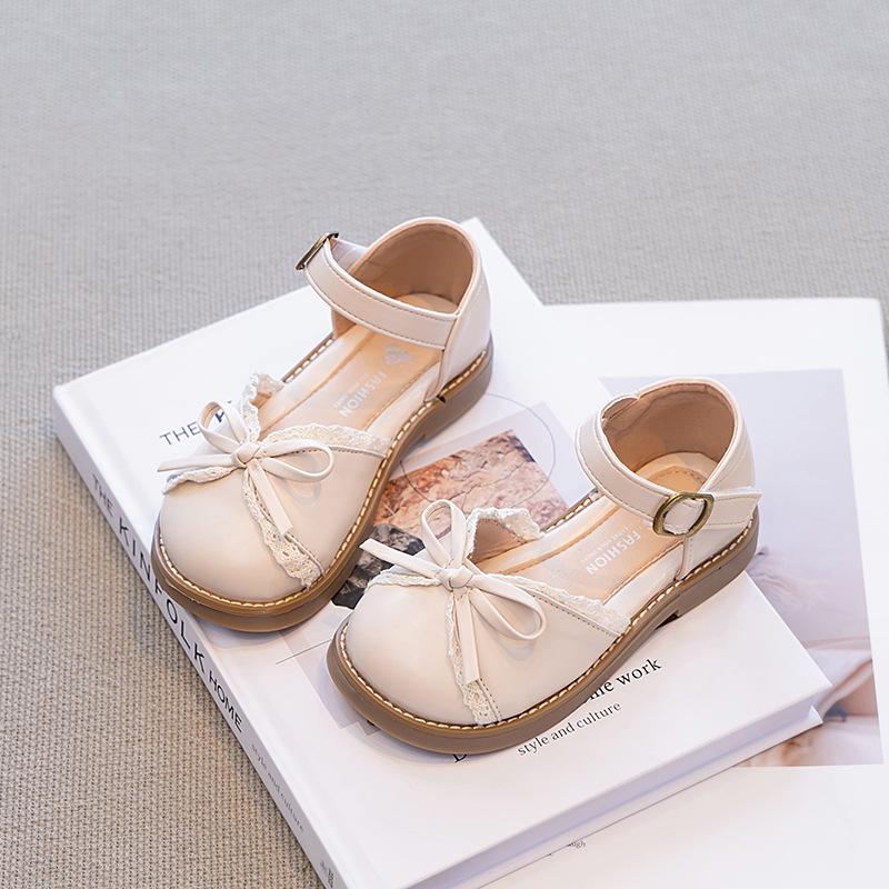 

Девочки сандалии 2025 лето новый зарубежный стиль бант одинарная обувь девочки принцесса кожаная обувь дети мода полусандалии 26-30 yards, 5 pairs in one hand