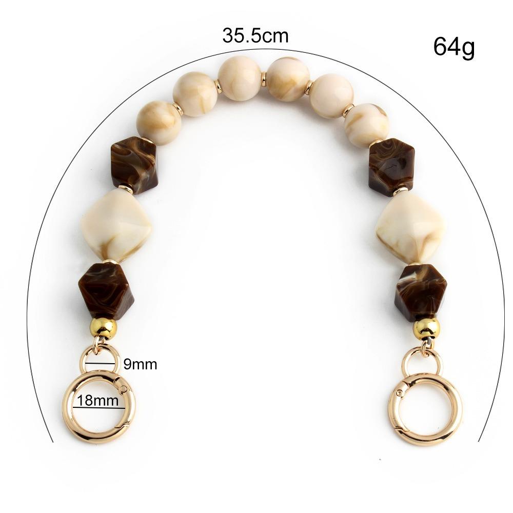 

DIY Decoration Acrylic Beads Bag Chain Replaceable Handle Chain Hanging Accessories Style 10