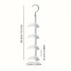 360 Degree Arched Hanger Hook Durable Bag Rack Holder Home Storage Closet Hat Silk Scarf Shawls Purse Handbag Wall Shelf