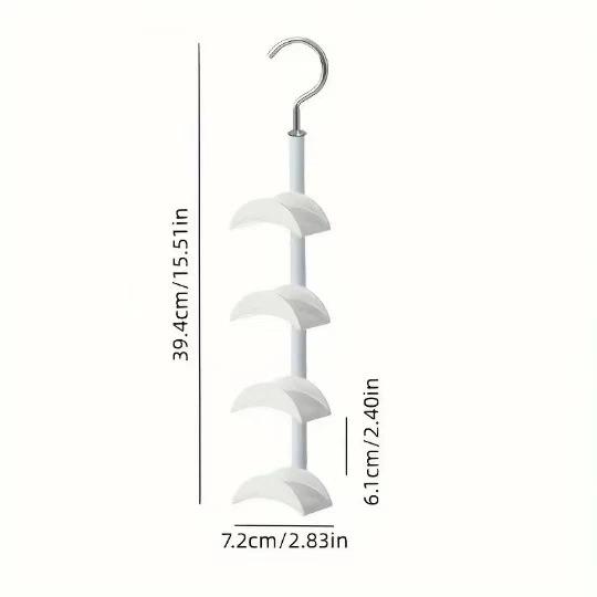 360 Degree Arched Hanger Hook Durable Bag Rack Holder Home Storage Closet Hat Silk Scarf Shawls Purse Handbag Wall Shelf
