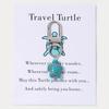 Creative Diy Travel Turtle Keychain Birthstone Turquoise Jewelry Pendant Couple Family Keychain Pendant