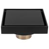 Copper Floor Drain Strainer Square Drain Cover Durable Floor Drain  Kitchen