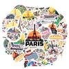 35pcs-50pcs Cute France Stickers Vintage  Stationery Stickers Teacher Reward Stickers For Guitar Laptop Helmet DIY
