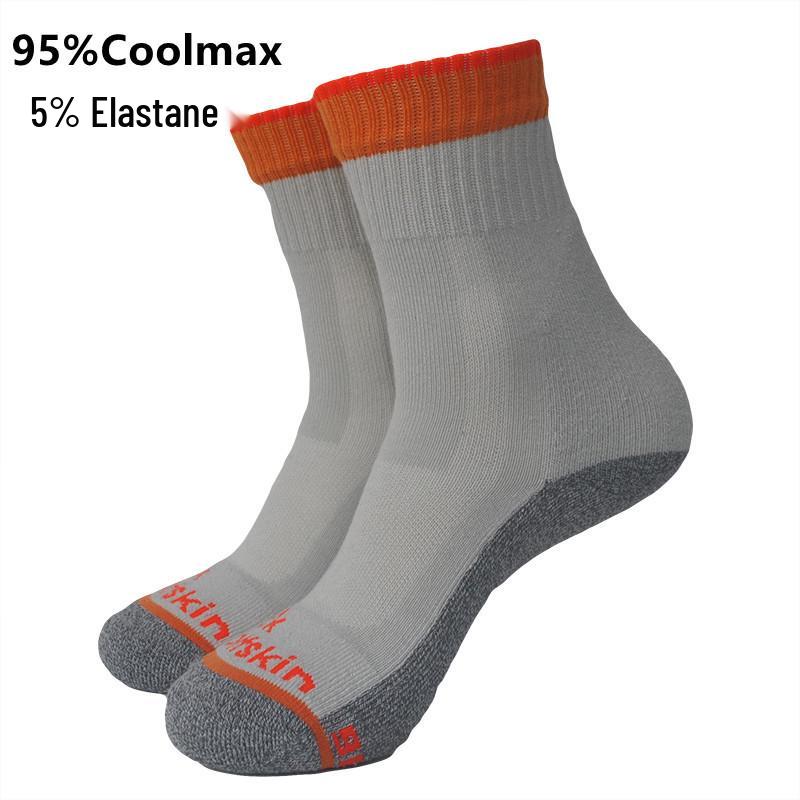 Kalın Havlu Tabanlı Dış Mekan Hızlı Kuruyan Coolmax Yürüyüş Çorapları