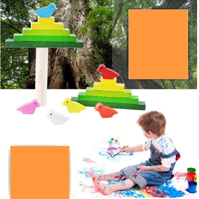 Balance Stacking Game Bird Building Blocks Multicolor Wooden Toys Children's Birthday Present Intell