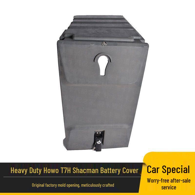 Sinotruk Howo T7H & Shacman C7H Heavy Truck Battery Box Cover Protector with Lock