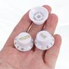 Miwayer 3Pcs/set Plastic Guitar Knobs /2T1V Volume Tone Control Knobs Top Hat Caps/for ST SQ Electric Guitar Parts