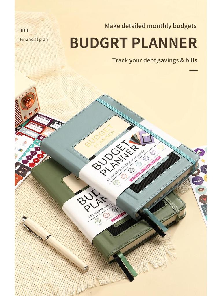 Undated Budget Book: Expense Tracker, Bill Manager & Financial Planner