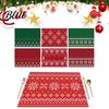 Christmas Table Decorations Kitchen Polyester Washable Place 17.7" Placemats 12.6" X Mats for Pads Dining