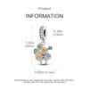 Elegant Sunflower Pattern Pendants Copper Plated Beads Ideal For Authentic Charms Bracelet Beads Jewelry Gifts For Women