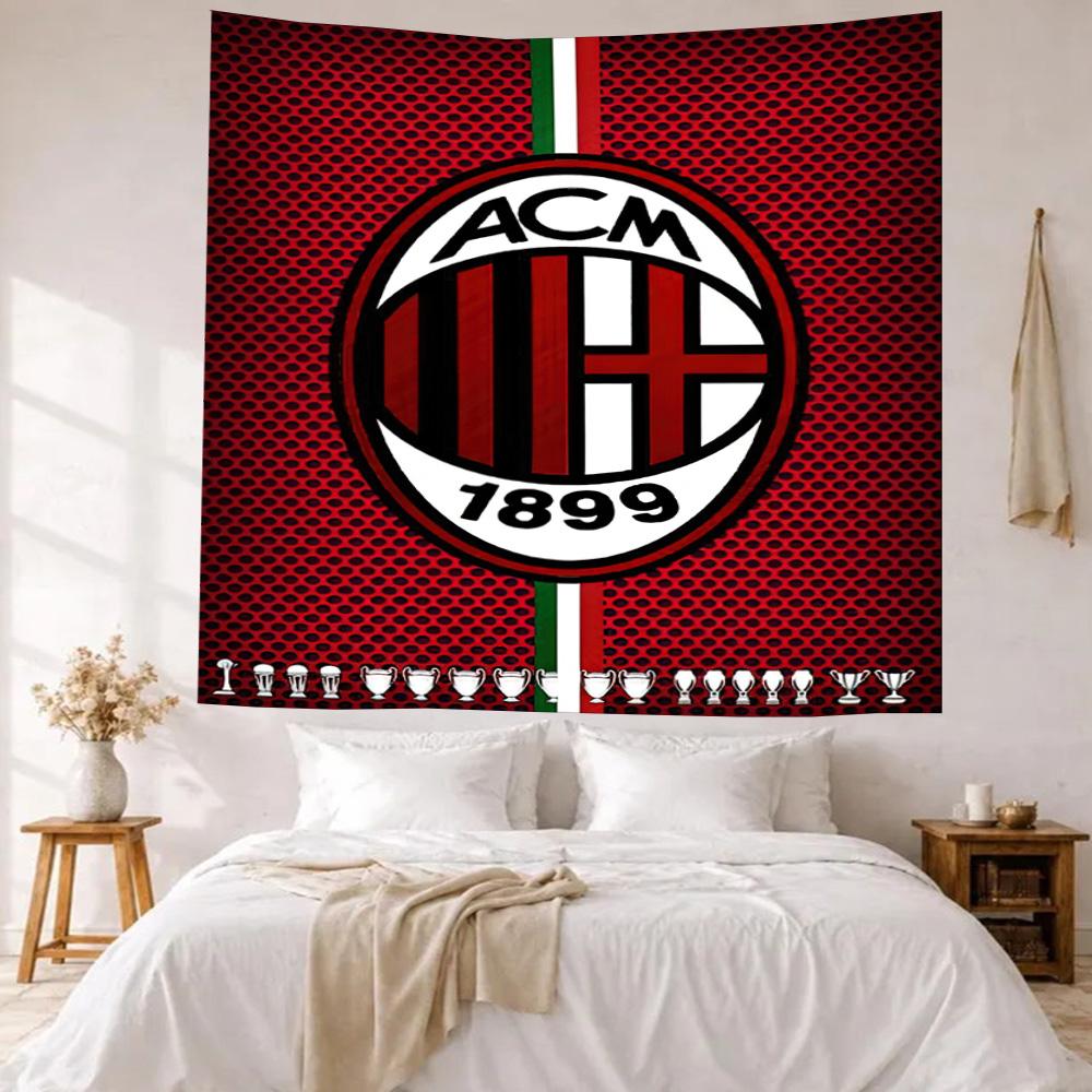 Ac Milan Wanddekoration Wandteppich Kunst Für Haustier Gedenken Geburtstag Hochzeitsparty Hintergrund Familiengeschenk
