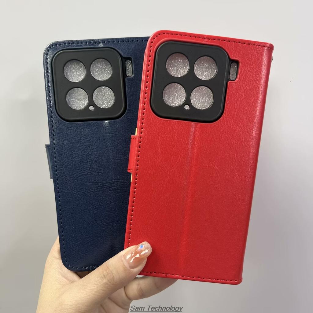 Card Holder Cover Case for Xiaomi 15 Xiaomi15 Mi15 Pu Leather Flip Cover Retro Wallet Phone Case Business Capa Fundas Coque