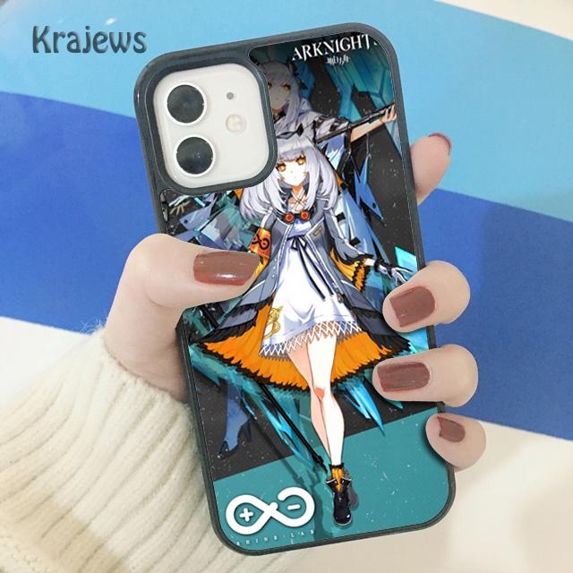 Krajews Amiya Ansel Arknights Soft Phone Case Cover For iPhone 14 5 SE 6s 7 8 plus X XR XS 11 12 13 pro max Samsung S21 S22ultra
