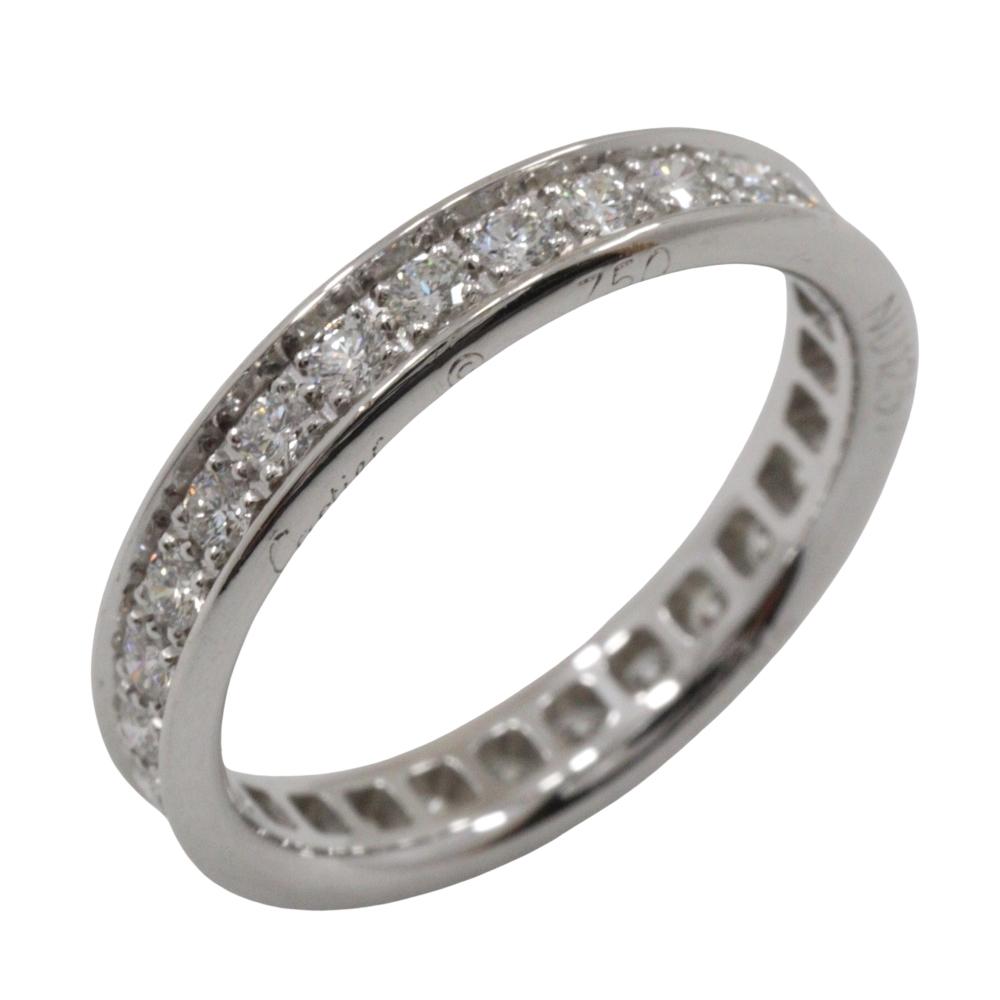 

CARTIER Ballerina Eternity Ring K18 white gold/diamond #4.3(US Size) 2.6g Women Used