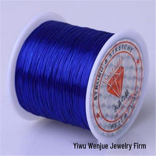 Elastic Cord for Round Crystal Buddhist Beads: Bracelet, Necklace, and Jade Beading String.