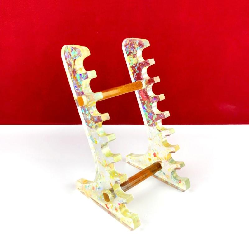 8 Yuvalı Kalem Tutucu Silikon Kalıp Makyaj Fırçası Tutucu Kalıp Masaüstü Depolama Düzenleyici Reçine Silikon Kalıp DIY El Sanatları için