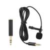 Portable Mini Lavalier Microphone Condenser Clip-on Lapel Mic Wired 3.5mm USB Microphones For Mobile Phone Laptop PC DSLR Camera