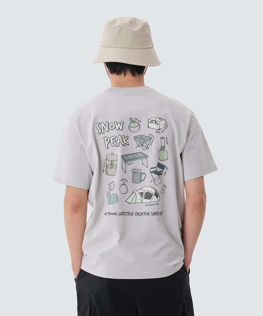 Snow Peak Aerocool G Men's Short Sleeve T-Shirt, XL (IGY)