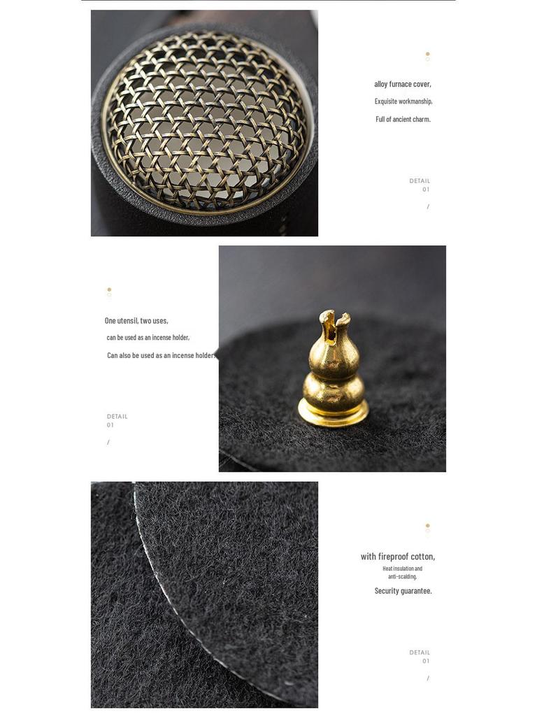 Ceramic Incense Burner for Coils & Sticks, Home Aroma Diffuser, Sandalwood & Agarwood Ornament.