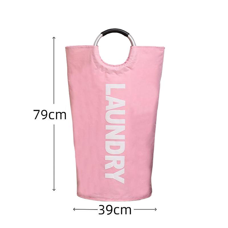 90L Super Duży Kosz na Pranie Tkanina Oxford Wodoodporna Torba na Pranie Kosz na Przechowywanie Brudnych Ubrań Składany Kosz na Pranie Podróżny