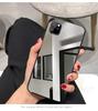 Custodia a Specchio in Silicone di Lusso Per iPhone Samsung Galaxy Huawei Honor Xiaomi Redmi Protezione Paraurti
