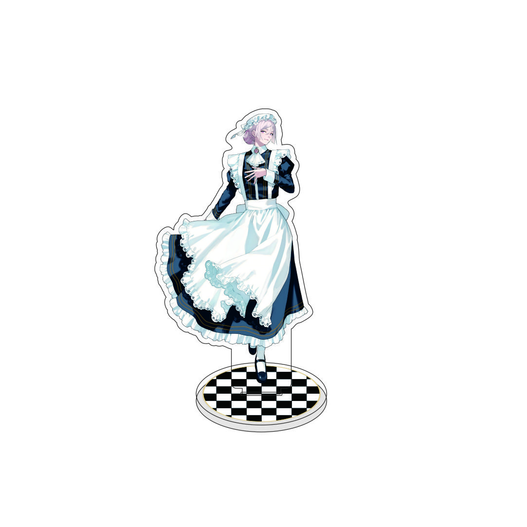 

BOYSbeMAID 15cm Acrylic Figure RANTO YOKA ROU SHUMEI CÉNOIR REI Standing Model Desktop Decoration Fan Gift Keychain 15 cm