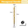 Stop Collar Center Drill HSS (High Speed Steel) Reaming Tool Step Drill Bit  For Woodworking